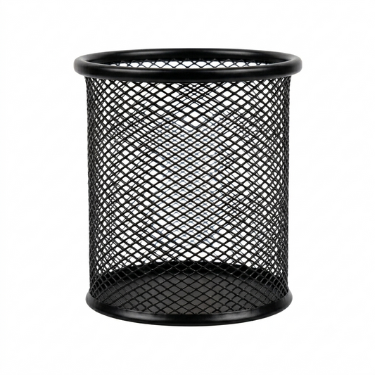 round pen holder against a white background