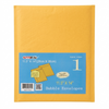 Yellow bubble envelope with PaperRite branding on a white background