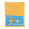 Yellow bubble envelope with PaperRite branding and size information on a white background