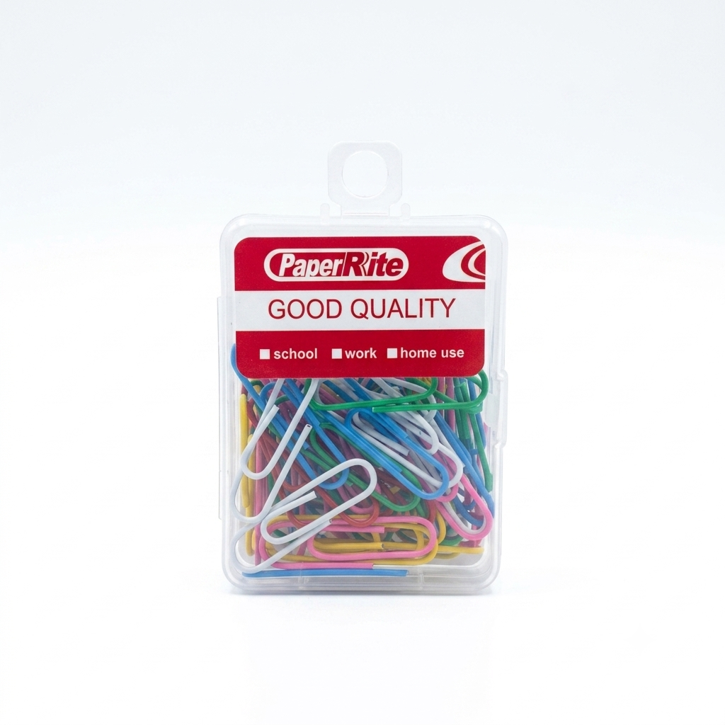 pack of vinyl coated paperclips