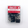 pack of 0.6 inch plastic binder clips