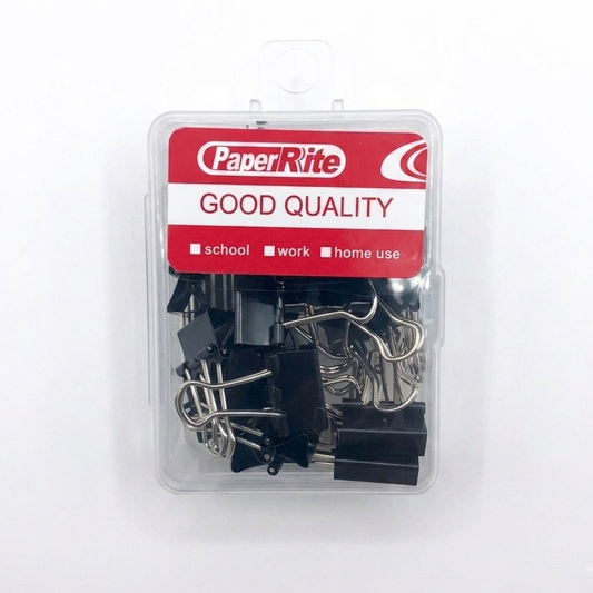 pack of 0.6 inch plastic binder clips