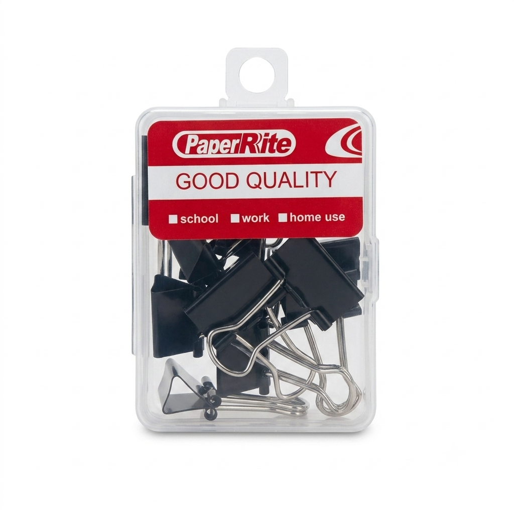 pack of 0.75 inch plastic binder clips