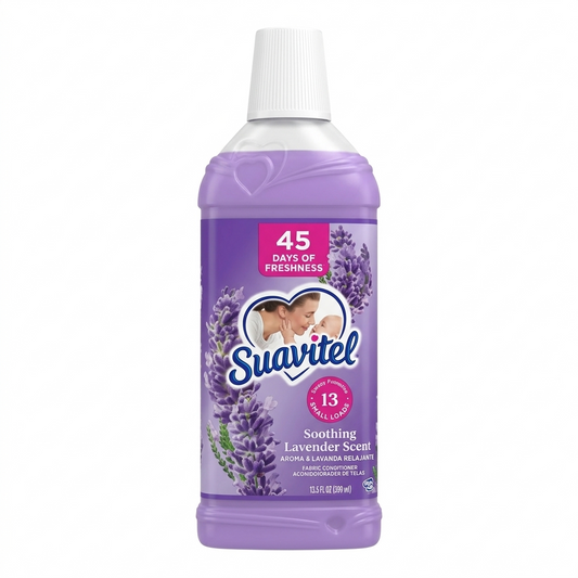 Suavitel Lavender Scented bottle on a white background