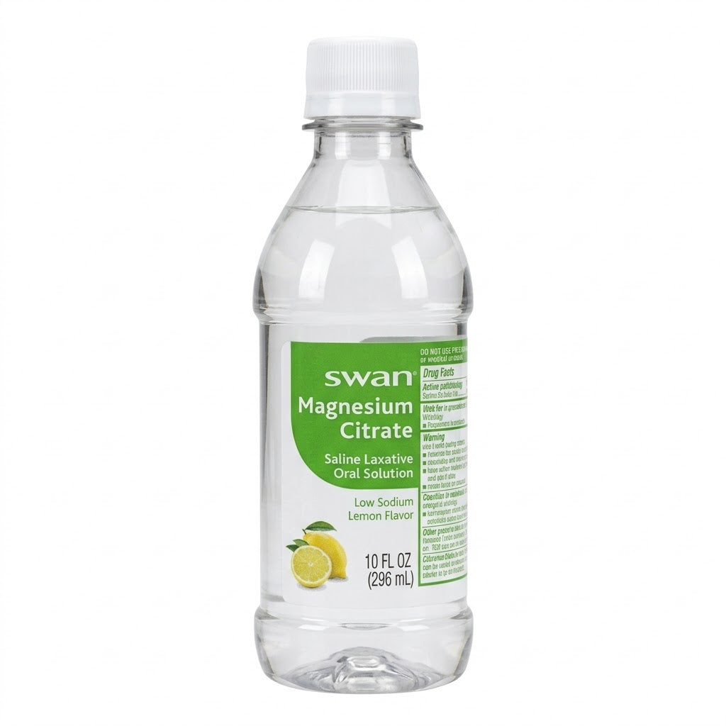 Swan Citroma Lemon Flavored Magnesium Citrate Saline Laxative, 10 fl oz, Wholesale