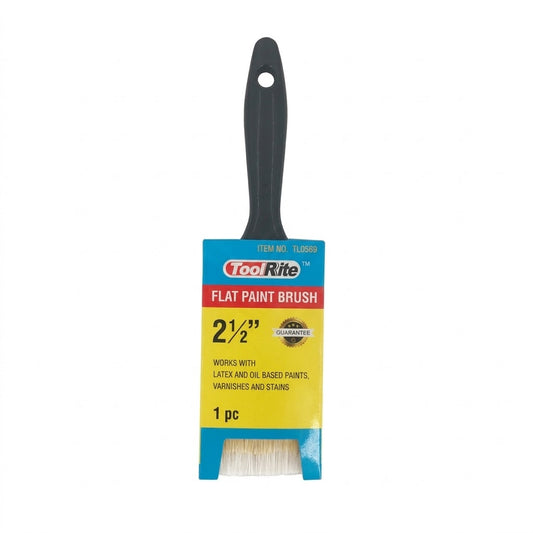 ToolRite 2.5" Flat Paint Brush, Wholesale
