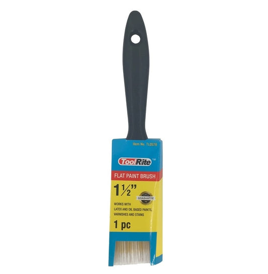 ToolRite 1.5" Flat Paint Brush, Wholesale