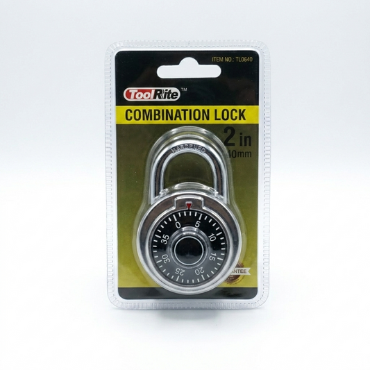 2" (50mm) Heavy-Duty Combination Padlock