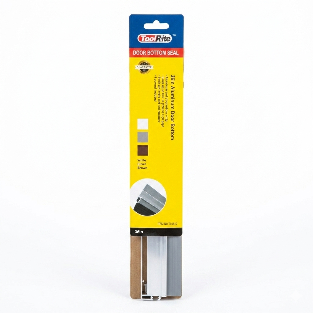 ToolRite 36-Inch Aluminum Door Bottom Seal