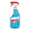 Windex glass cleaner bottle with red spray nozzle on a white background