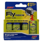 PIC Fly Ribbon packaging with two fly ribbons inside, on a blue and yellow background.