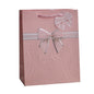 Giftrite Medium Embossed Floral Paper Gift Bags with Ribbon Bow Accent & Gift Tags, 9" x 7" x 4 - Assorted | Wholesale