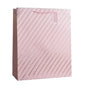 Giftrite Jumbo Foil Metallic Striped Paper Gift Bags with Handles & Gift Tags, 19" x 16" x 8", | Wholesale