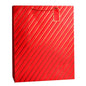 Giftrite Jumbo Foil Metallic Striped Paper Gift Bags with Handles & Gift Tags, 19" x 16" x 8", | Wholesale