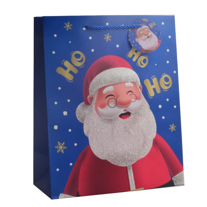Giftrite 9" x 7" x 4" Medium Christmas Gift Bags with Handles & Gift Tags (Assorted Designs) | Wholesale