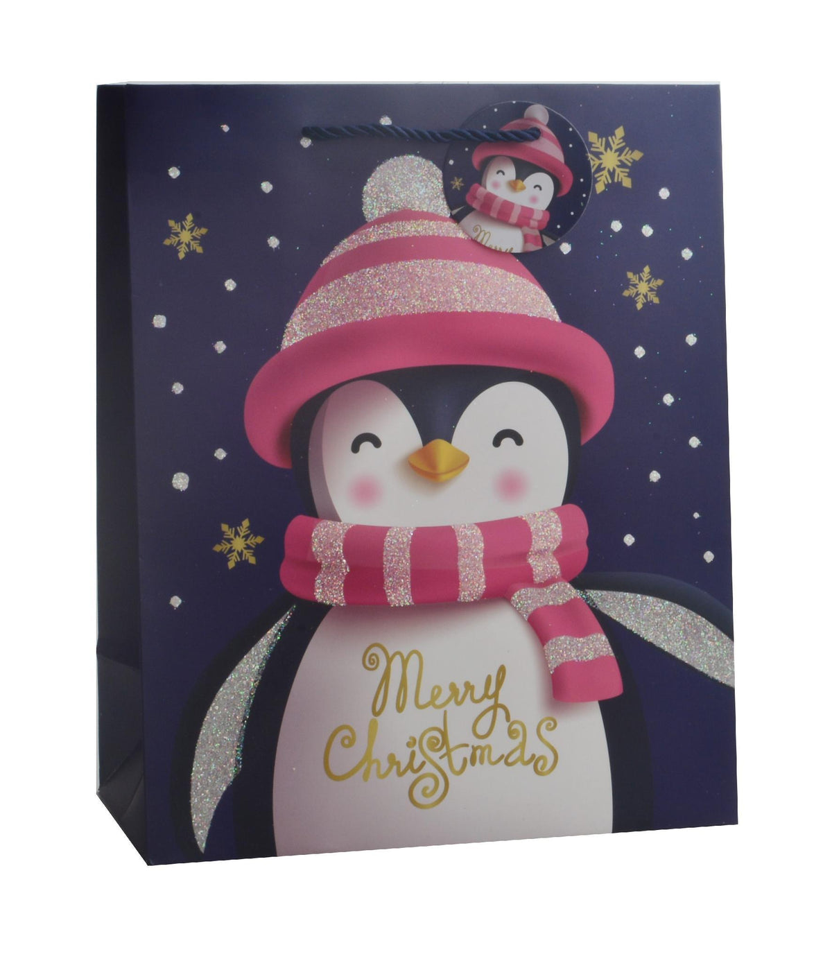 Giftrite 18" x 13" x 4" Extra Large Christmas Gift Bags with Handles & Gift Tags (Assorted Designs) | Wholesale